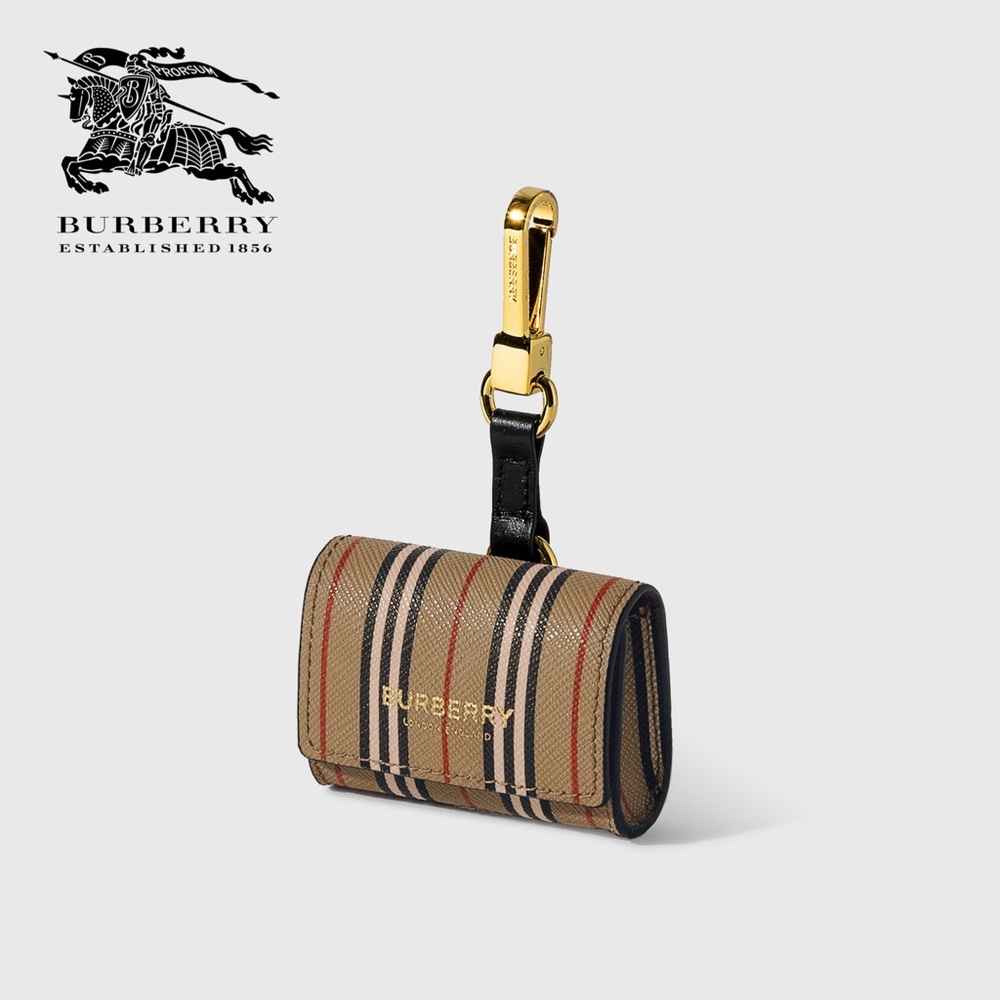 Burberry Beige and Black airpod case